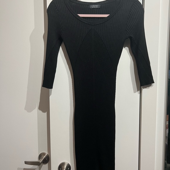 Forcast black knit dress - size 4 - Picture 4 of 9